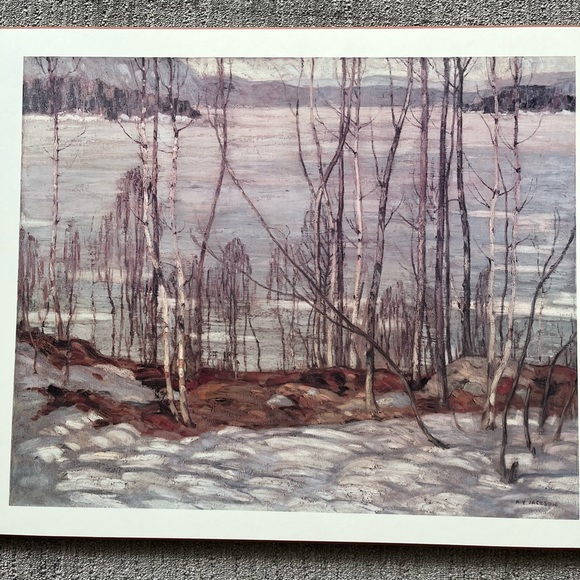 A.Y. Jackson Frozen Lake Early Spring - Picture 1 of 9